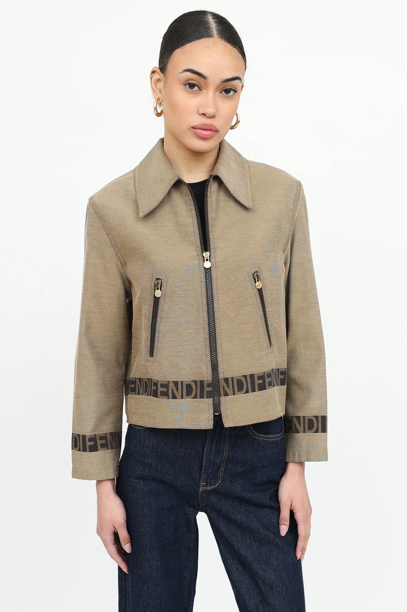 Logo Zip Jacket sold by VSP Consignment