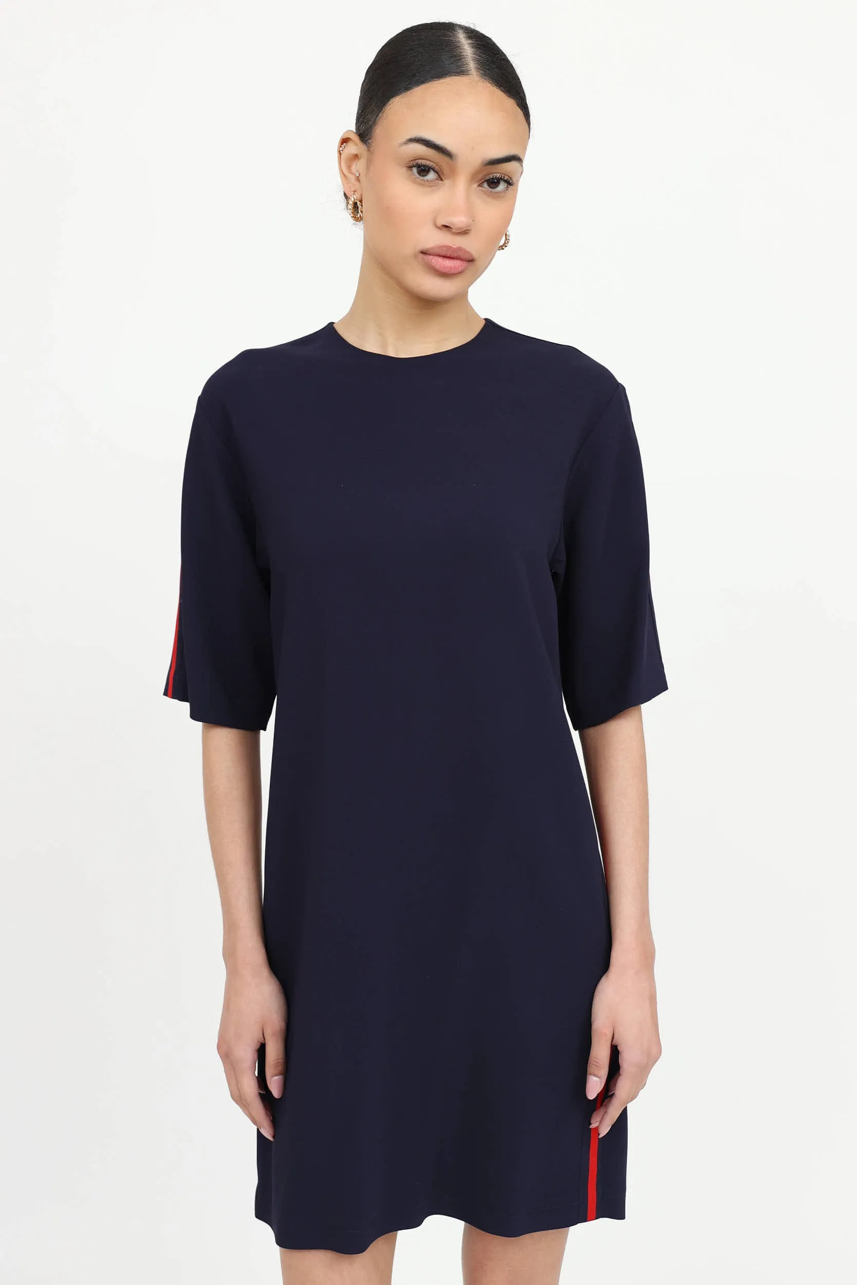 Striped Shift Dress sold by VSP Consignment