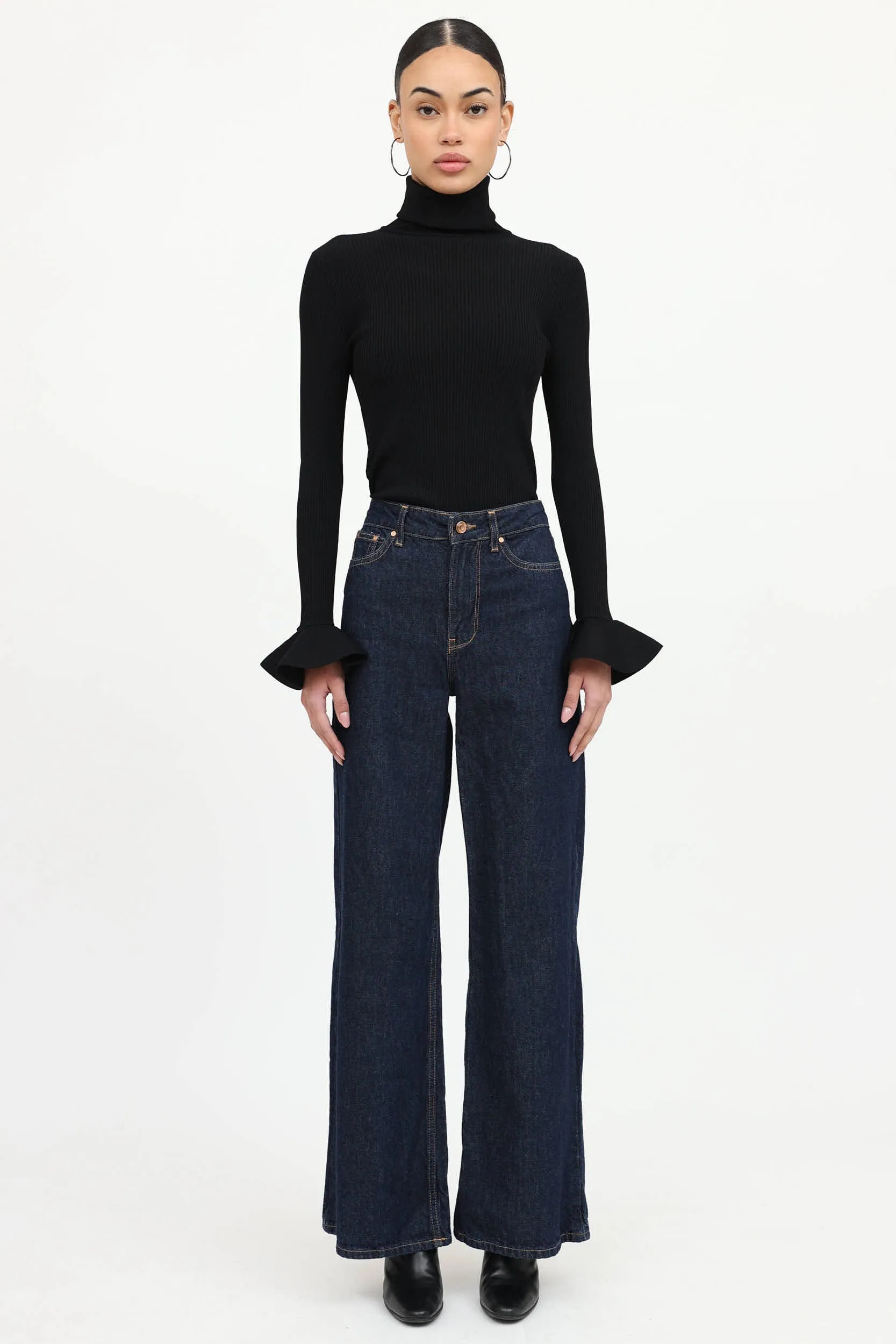 Turtleneck Ribbed Top sold by VSP Consignment product image thumbnail 2
