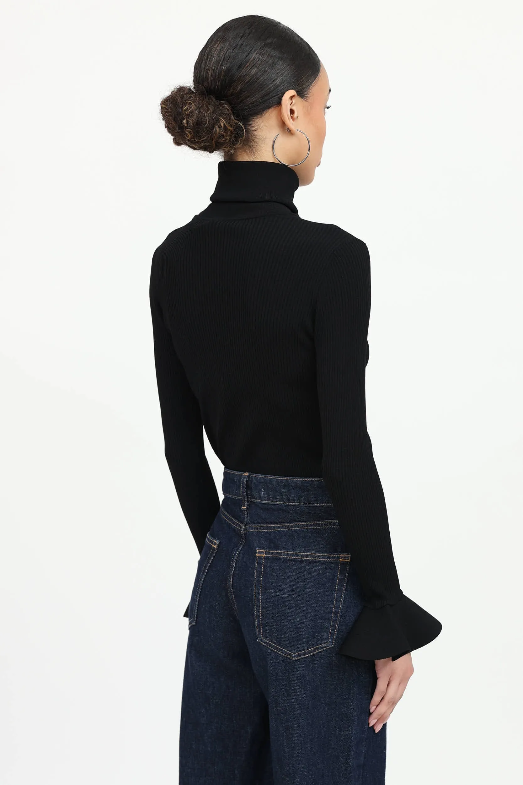 Turtleneck Ribbed Top sold by VSP Consignment product image thumbnail 4