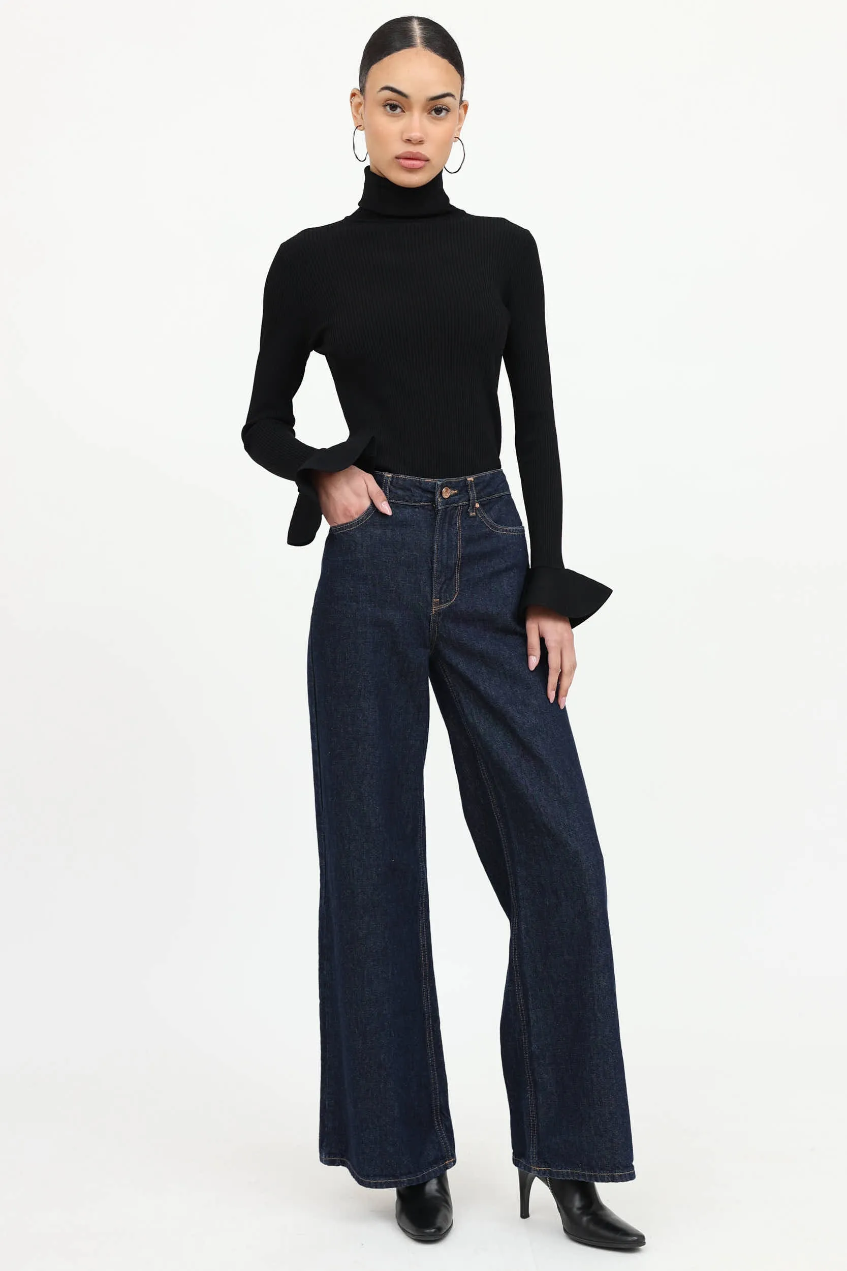 Turtleneck Ribbed Top sold by VSP Consignment product image thumbnail 5