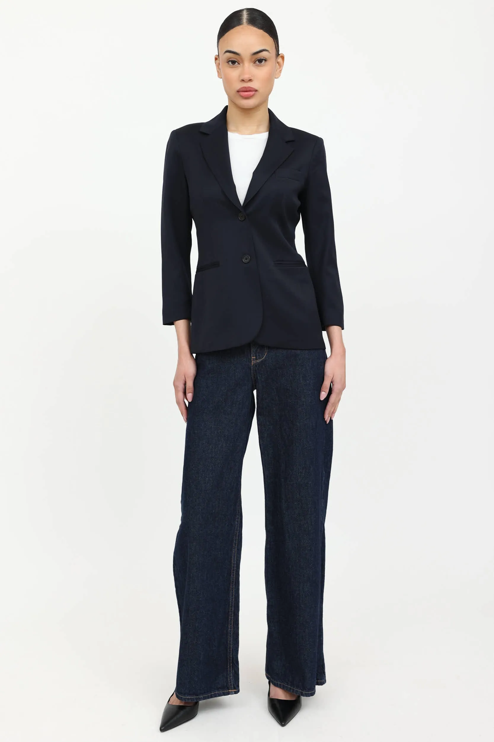 Wool Single Breasted Blazer sold by VSP Consignment product image thumbnail 5