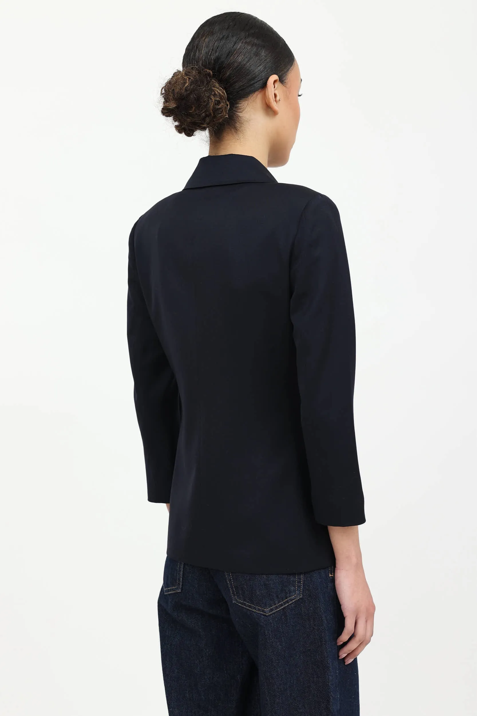 Wool Single Breasted Blazer sold by VSP Consignment product image thumbnail 4