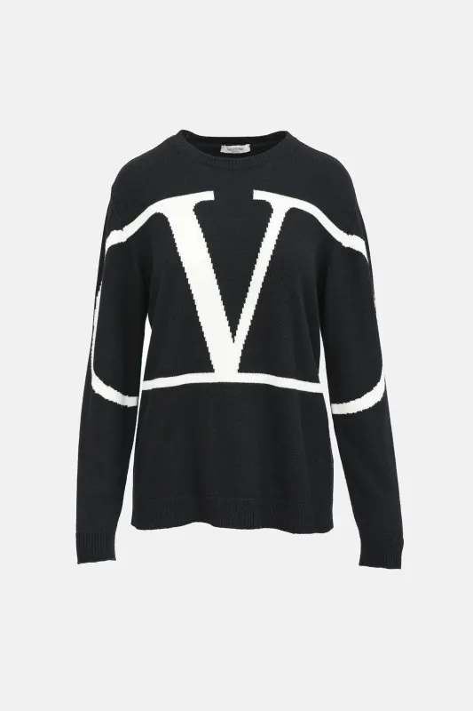 Cashmere Knit Logo Sweater made by Valentino
