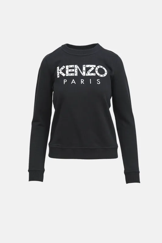 Embroidered Logo Sweatshirt made by Kenzo
