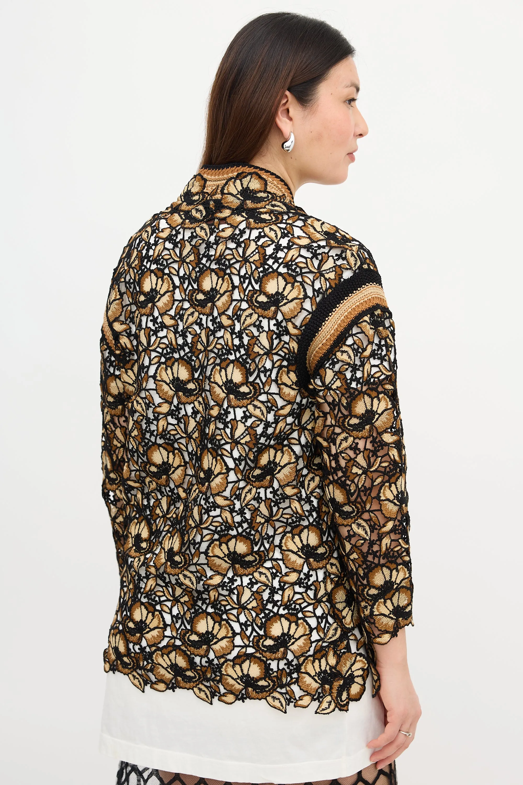 Floral Guipure Lace Cardigan sold by VSP Consignment product image thumbnail 4