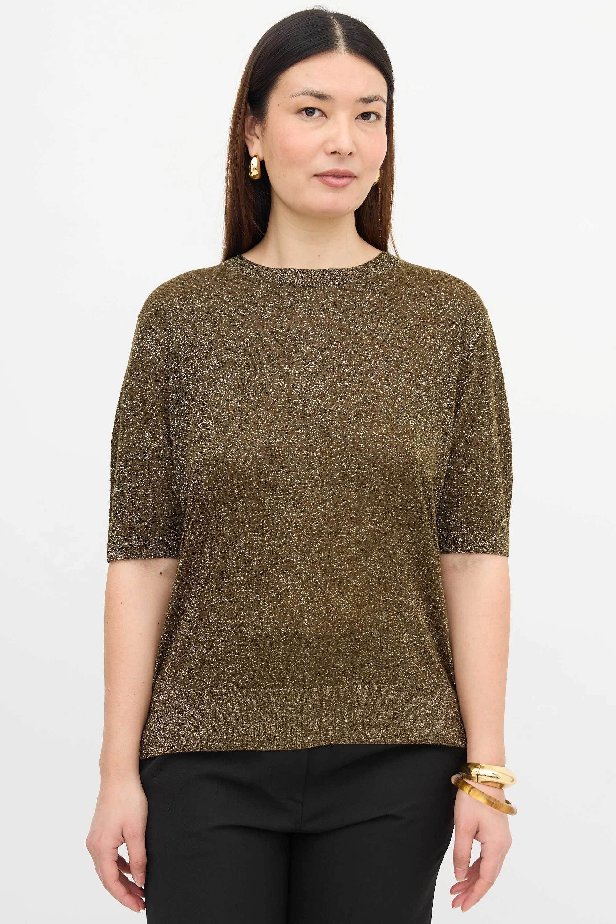 Metallic Knit Top sold by VSP Consignment