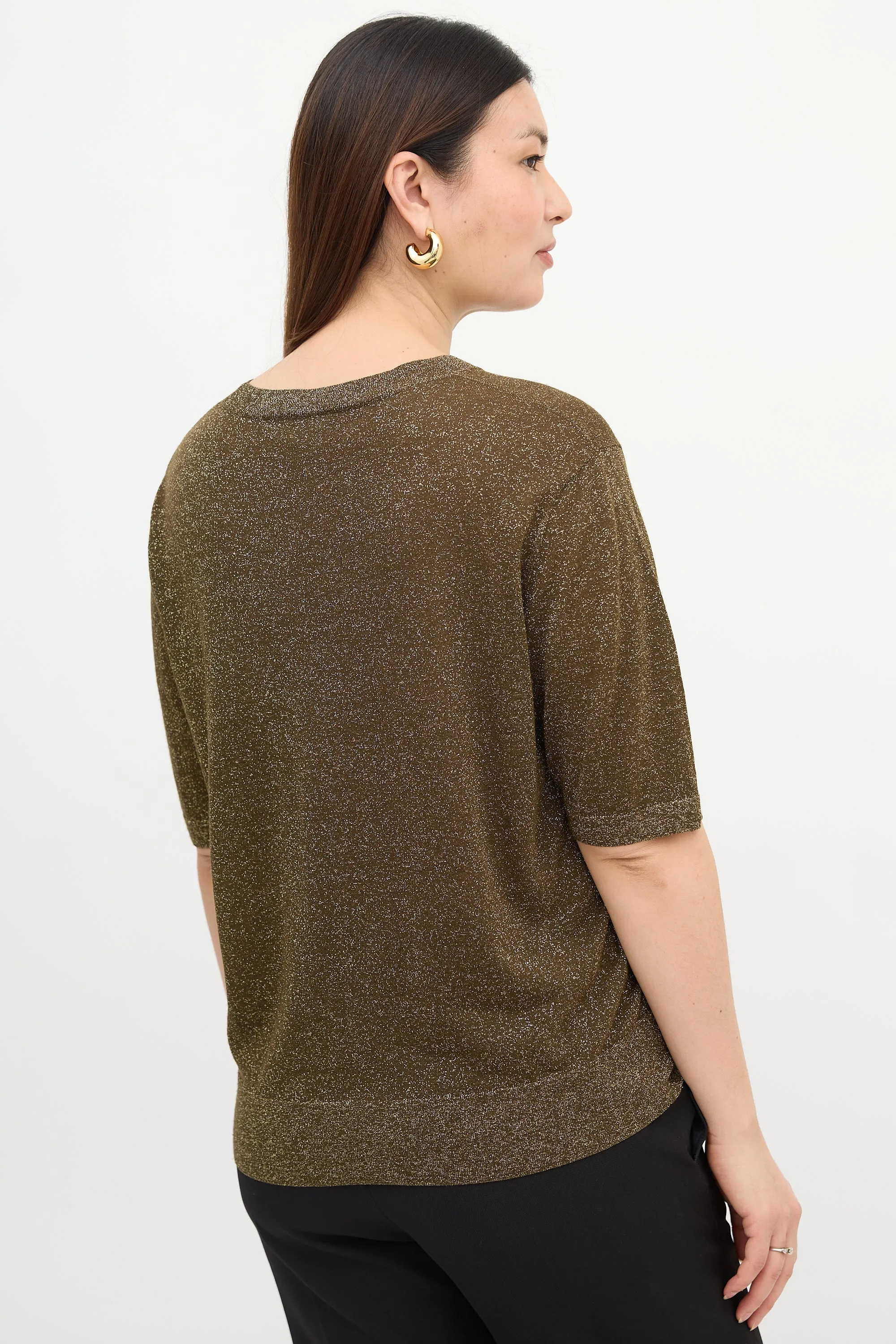 Metallic Knit Top sold by VSP Consignment product image thumbnail 4