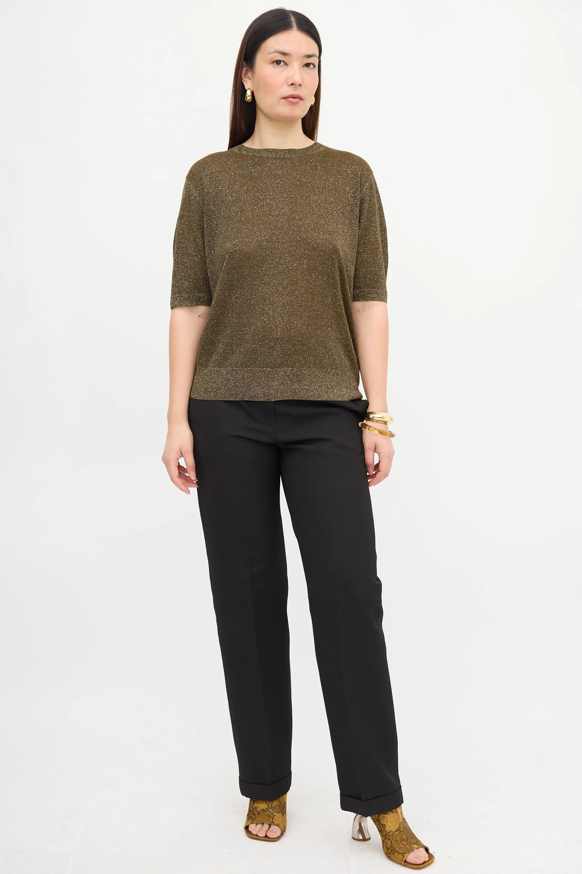 Metallic Knit Top sold by VSP Consignment product image thumbnail 2