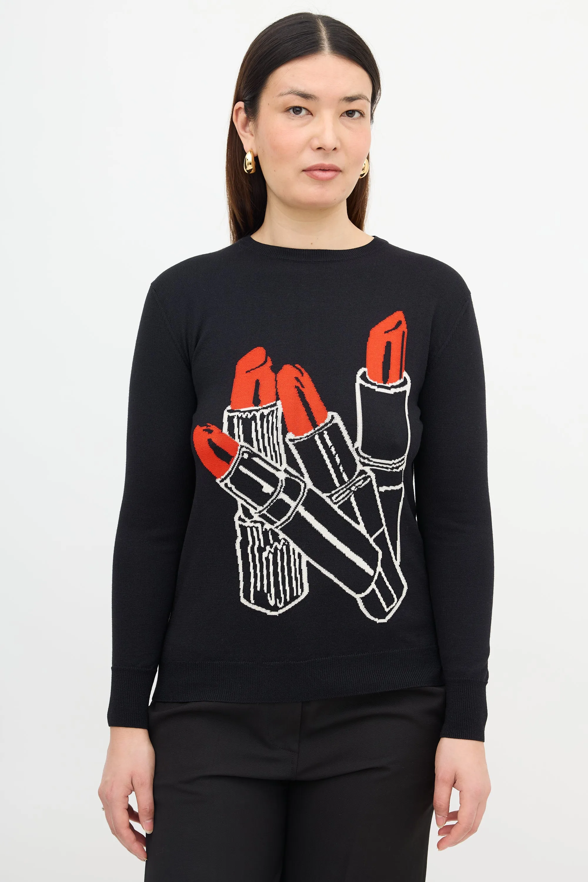 Wool Lipstick Sweater sold by VSP Consignment