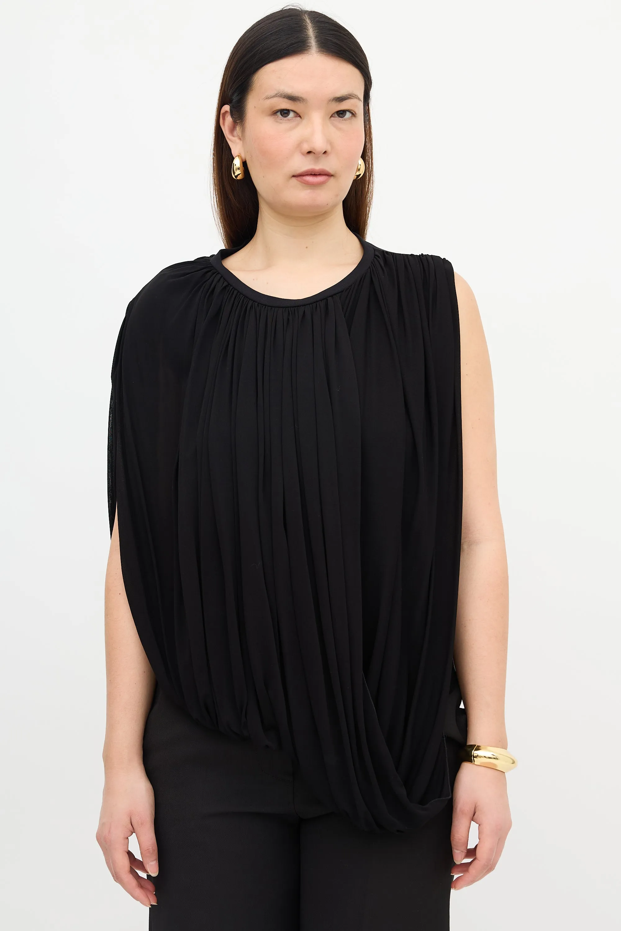 Asymmetric Draped Top sold by VSP Consignment