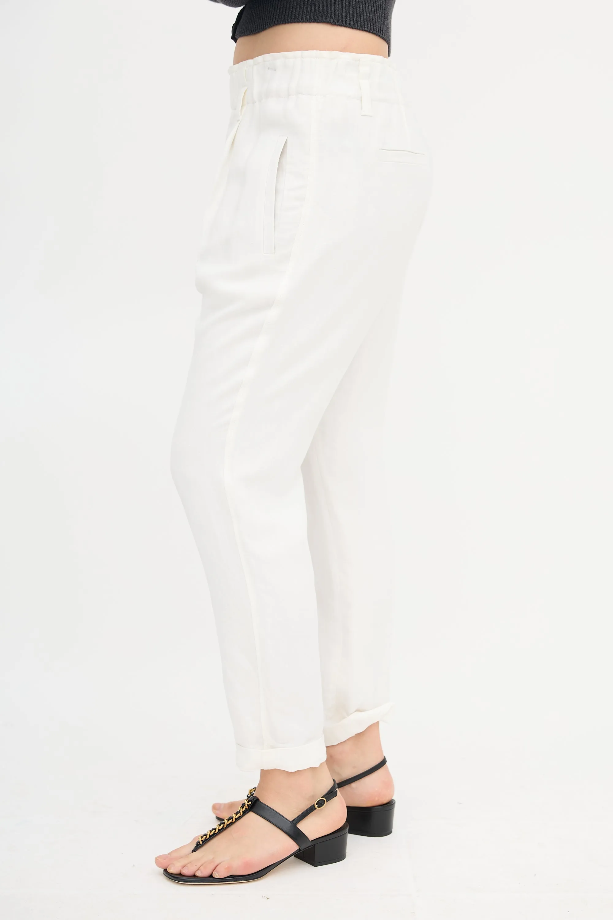 Linen Tapered Trouser sold by VSP Consignment product image thumbnail 3