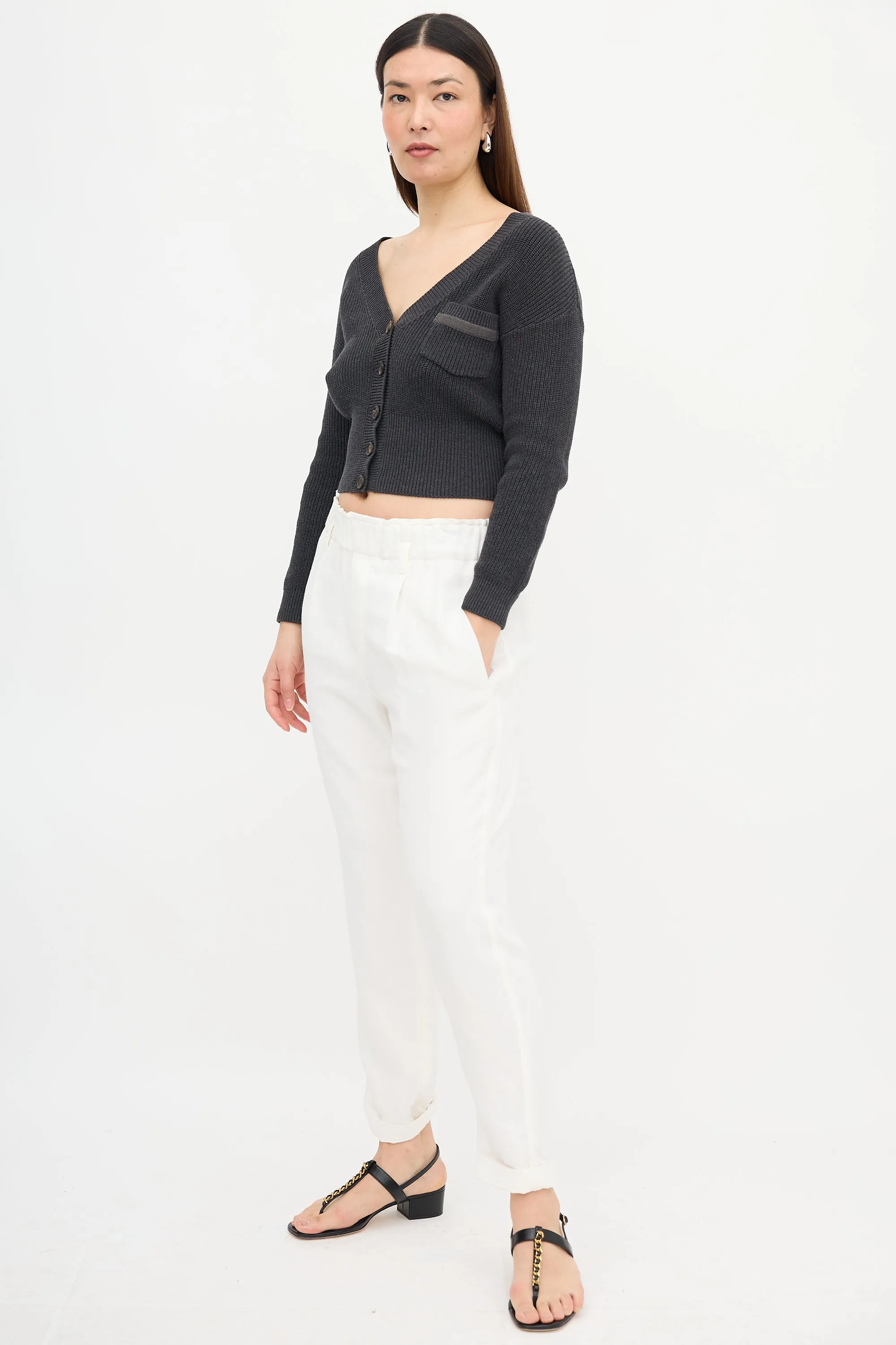 Linen Tapered Trouser sold by VSP Consignment product image thumbnail 2