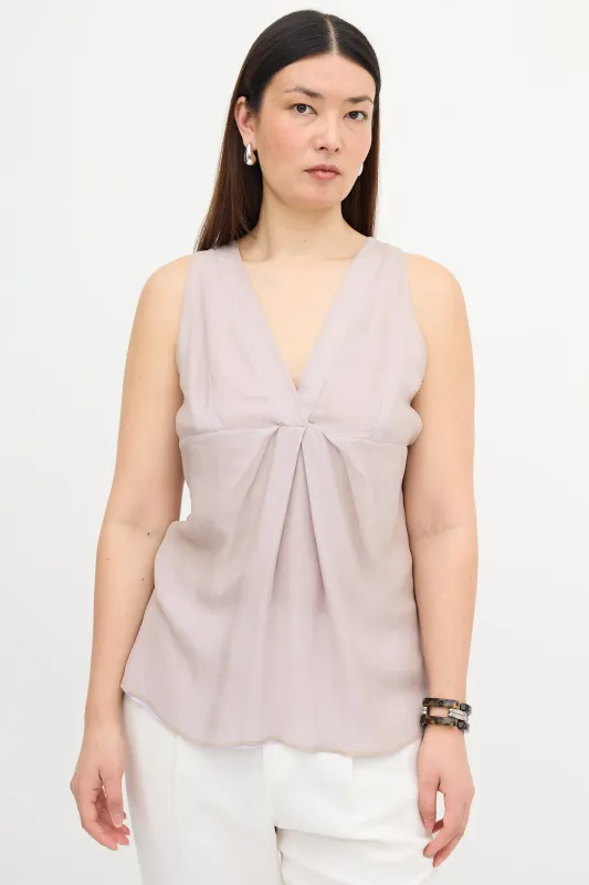 Silk Front Blouse made by Brunello Cucinelli