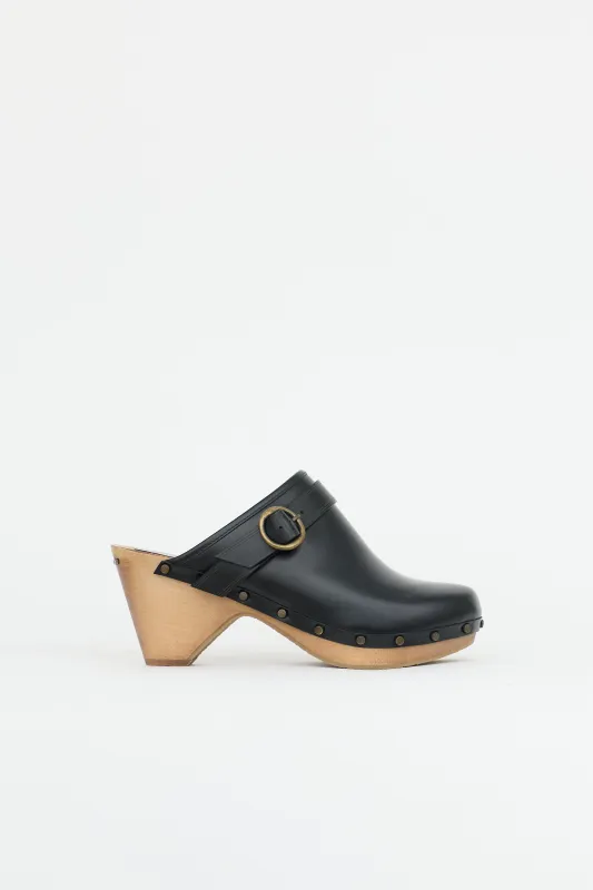 Leather Titya Clog Mule made by Isabel Marant