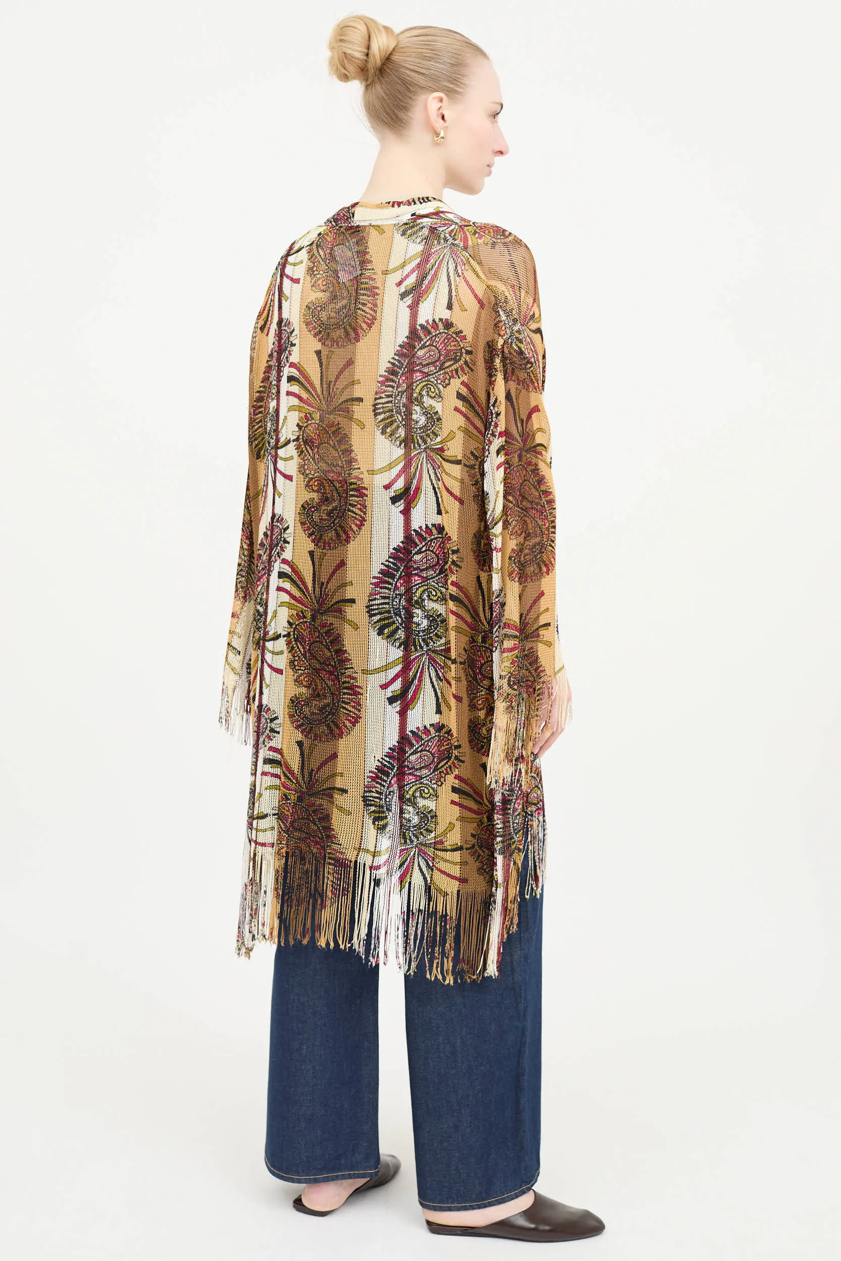 Knit Paisley Cardigan sold by VSP Consignment product image thumbnail 4