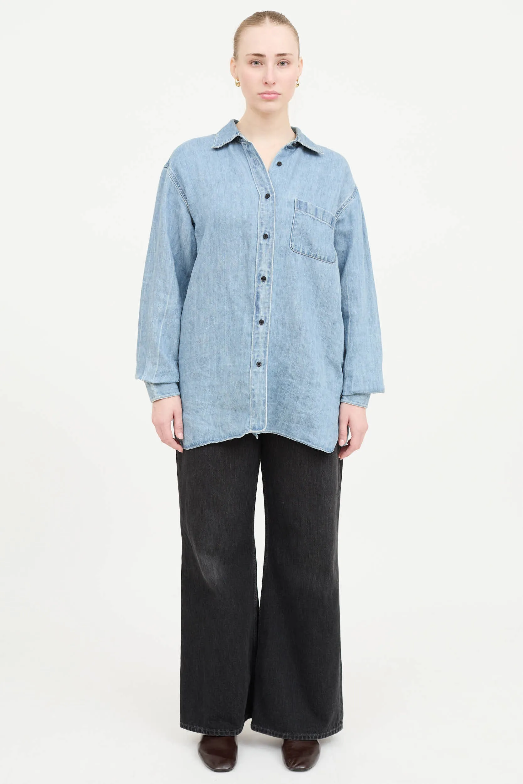 Linen Nesson Button Up Shirt sold by VSP Consignment product image thumbnail 2
