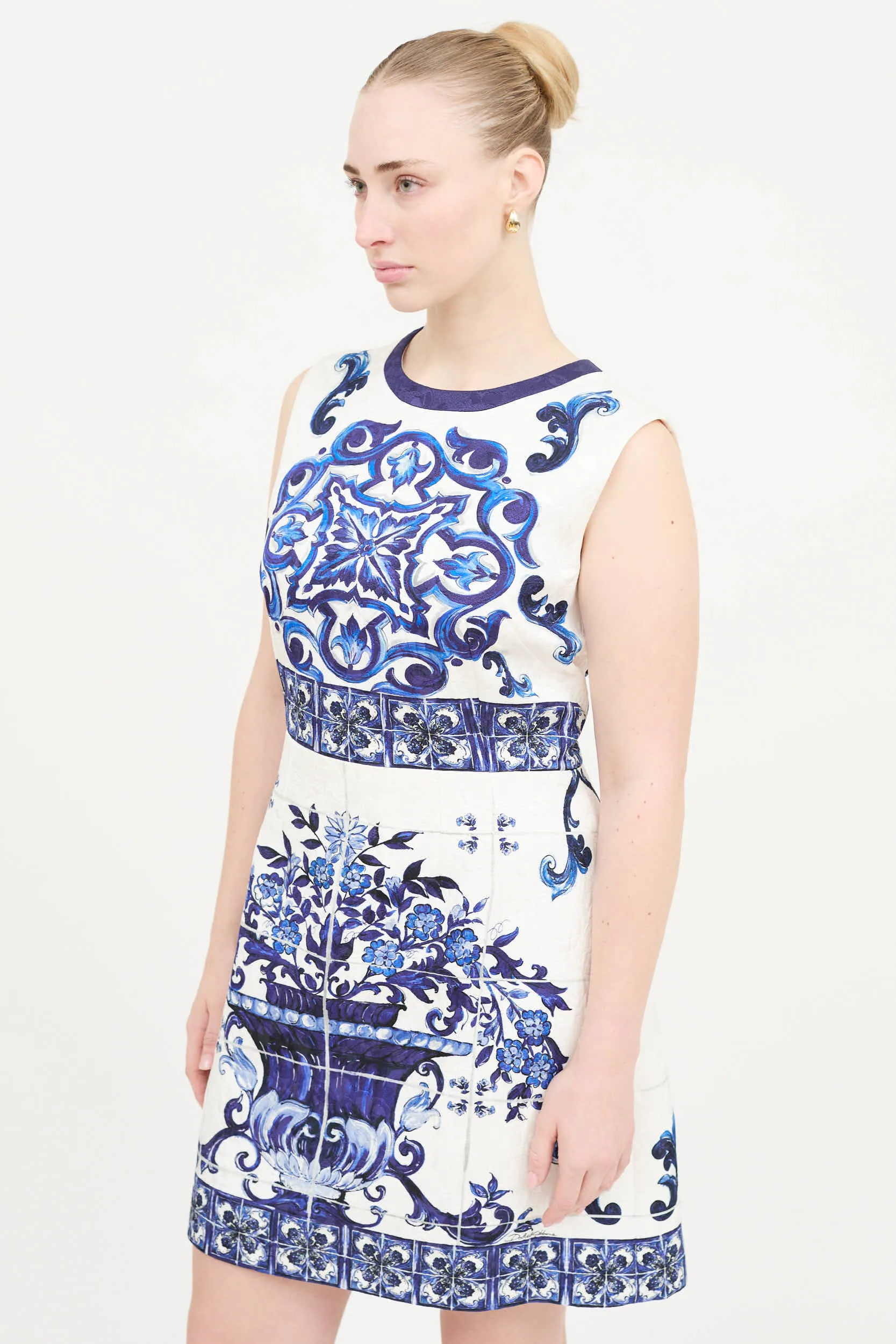 Pattern Sleeveless Dress sold by VSP Consignment product image thumbnail 3