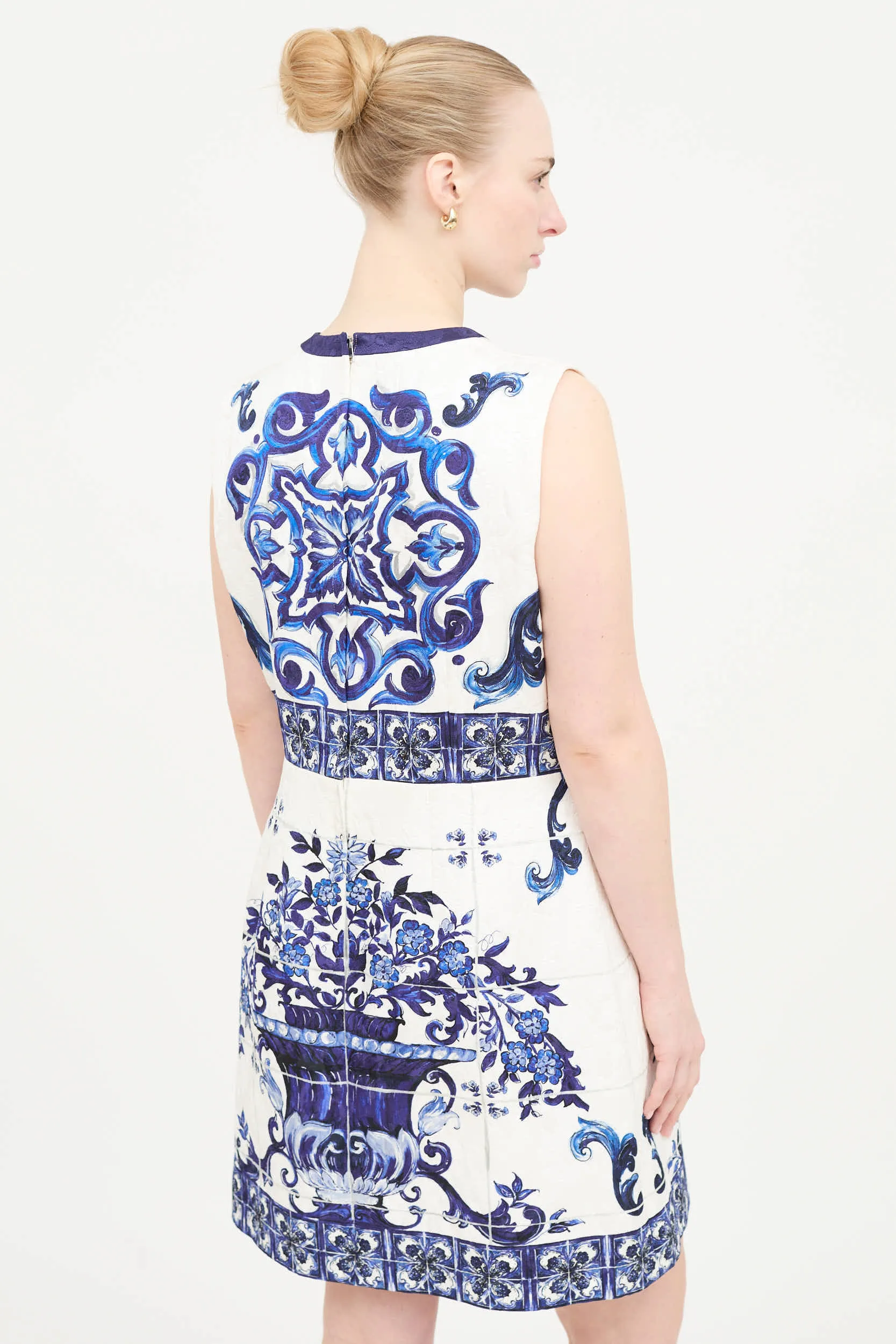 Pattern Sleeveless Dress sold by VSP Consignment product image thumbnail 4