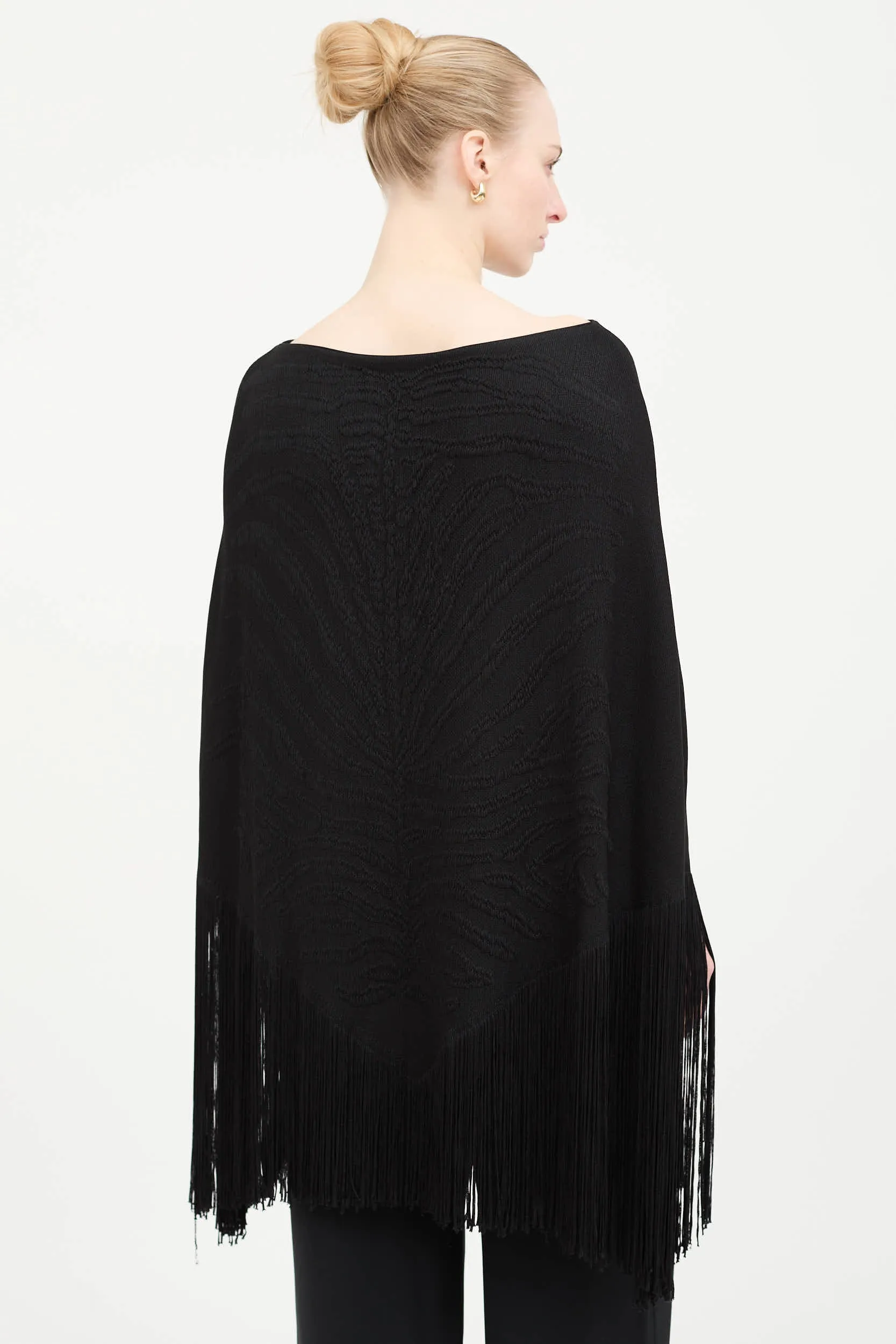 Knit Tassel Cape sold by VSP Consignment product image thumbnail 4