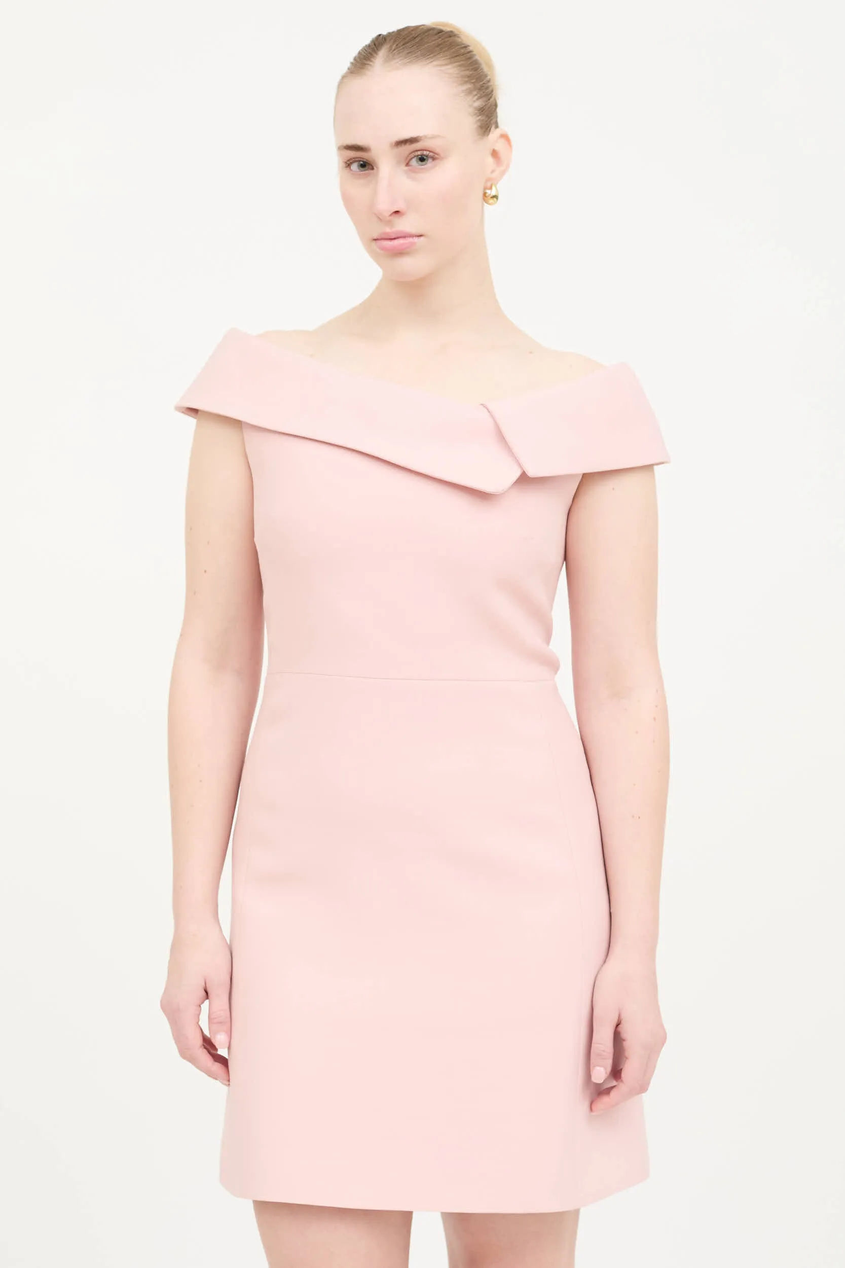 SS 2019 Wool Off Shoulder Dress sold by VSP Consignment product image thumbnail 2