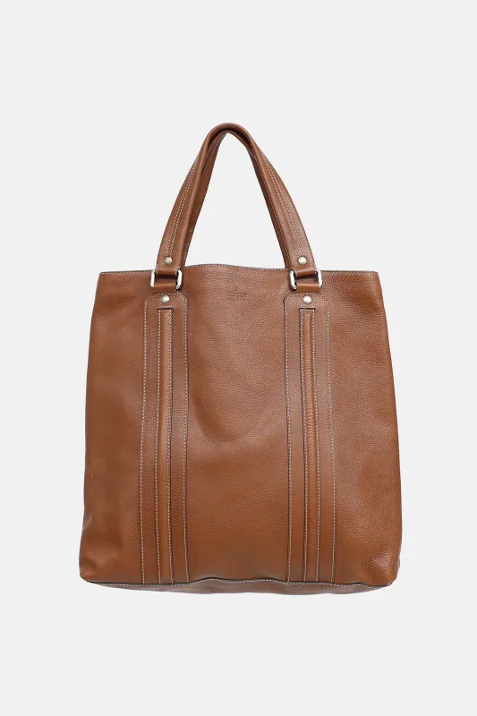 Leather Tall Tote made by Gucci