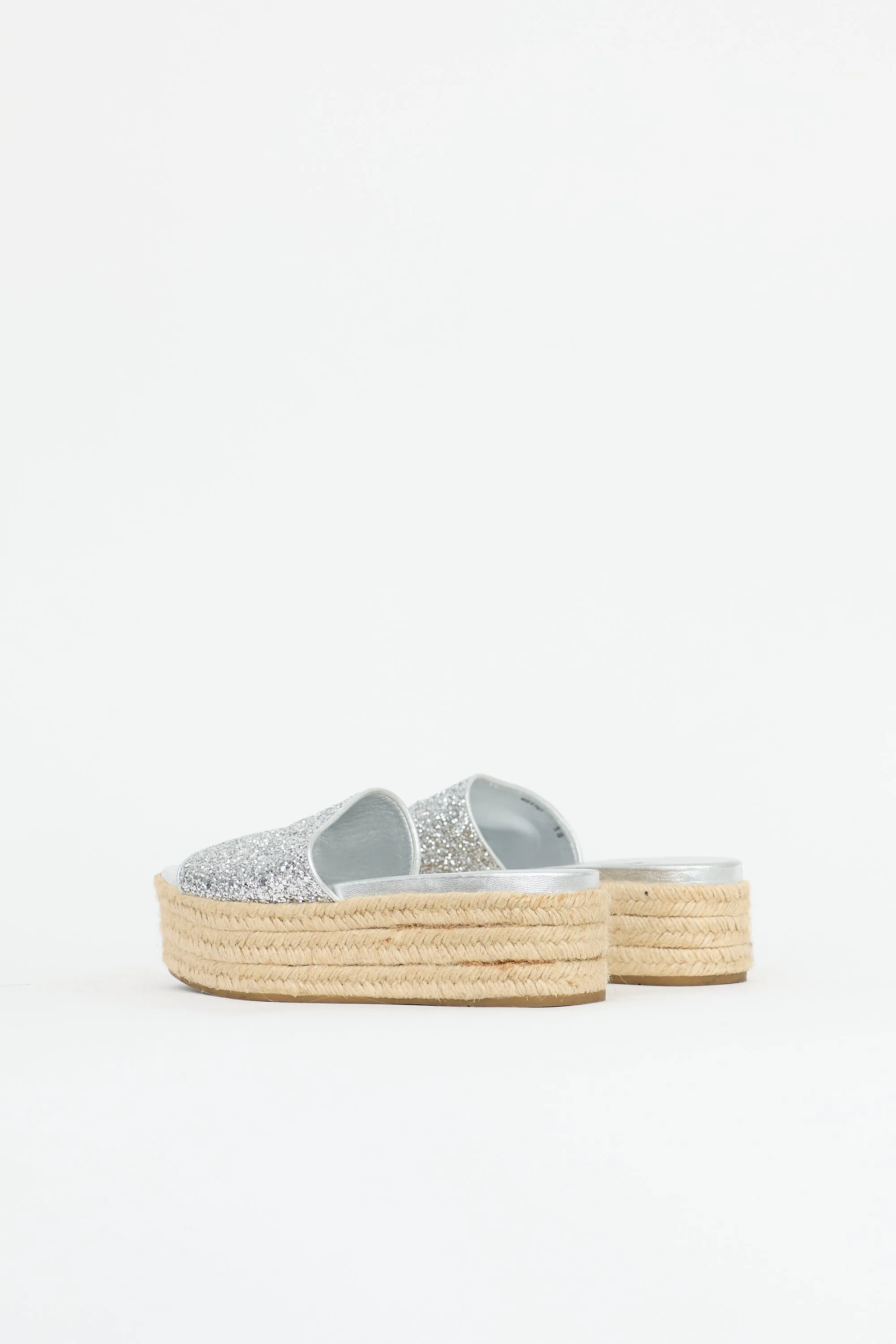 Leather Espadrille Sandal sold by VSP Consignment product image thumbnail 4
