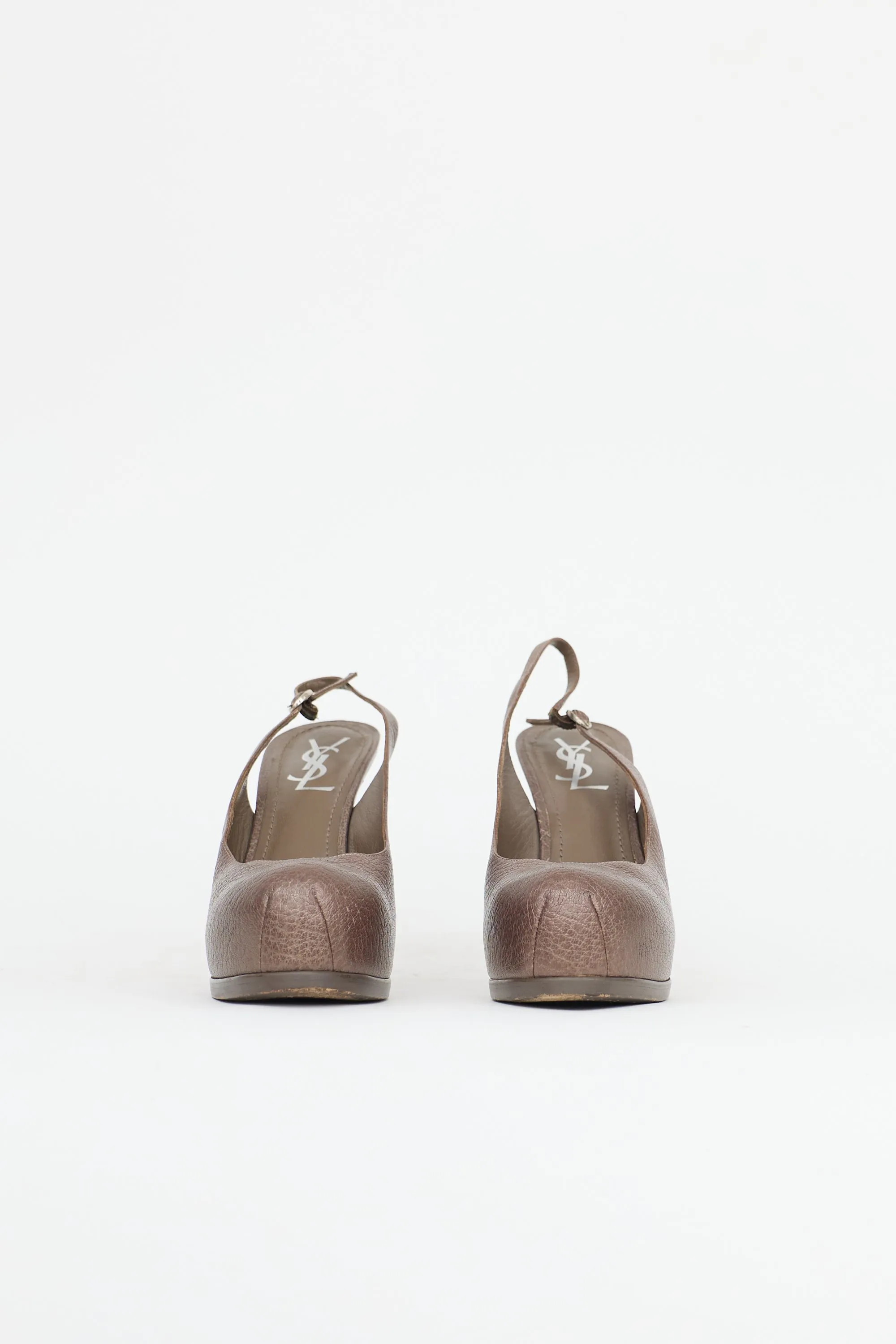 Leather Slingback Heel sold by VSP Consignment product image thumbnail 3