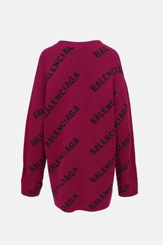 2021 Knit Logo Cardigan made by Balenciaga