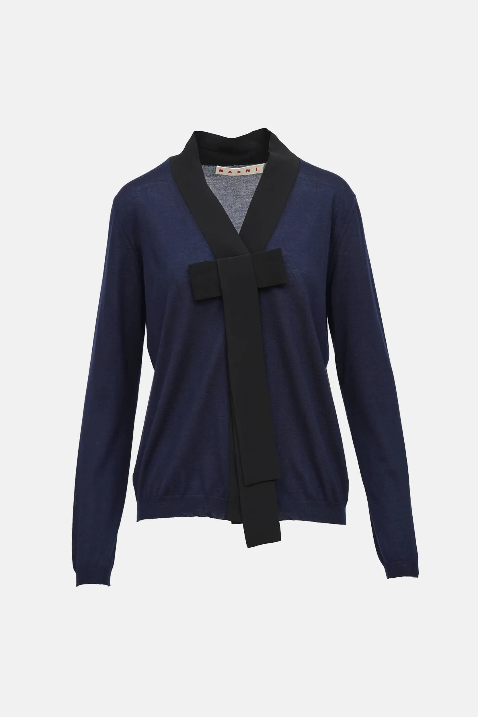 Cashmere Bow Cardigan sold by VSP Consignment