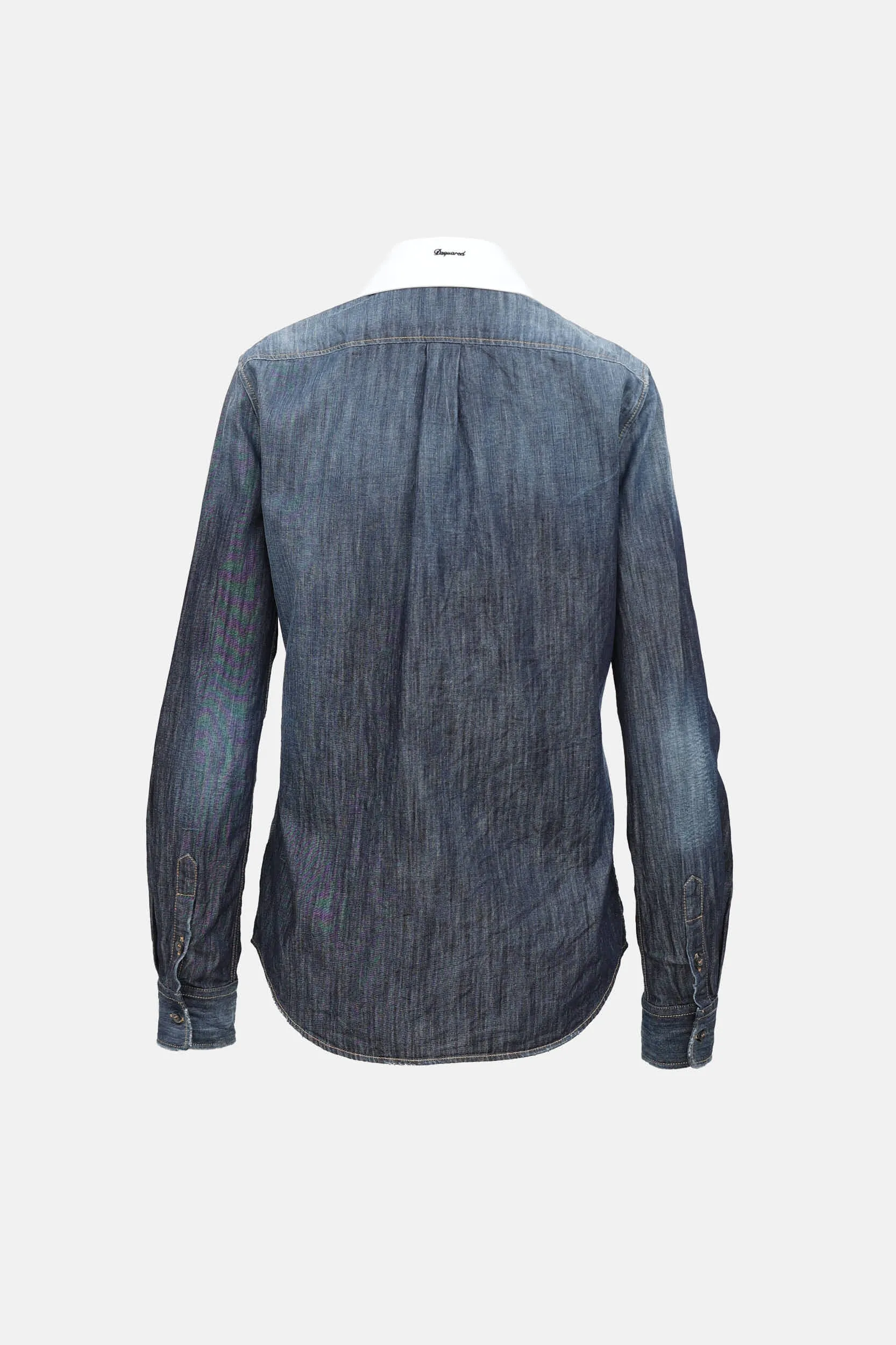Chambray Embellished Shirt sold by VSP Consignment product image thumbnail 2