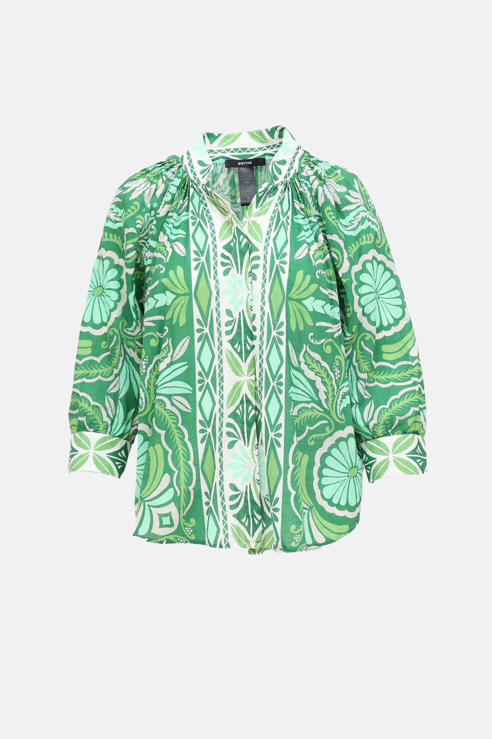 Cotton Patterned Blouse sold by VSP Consignment