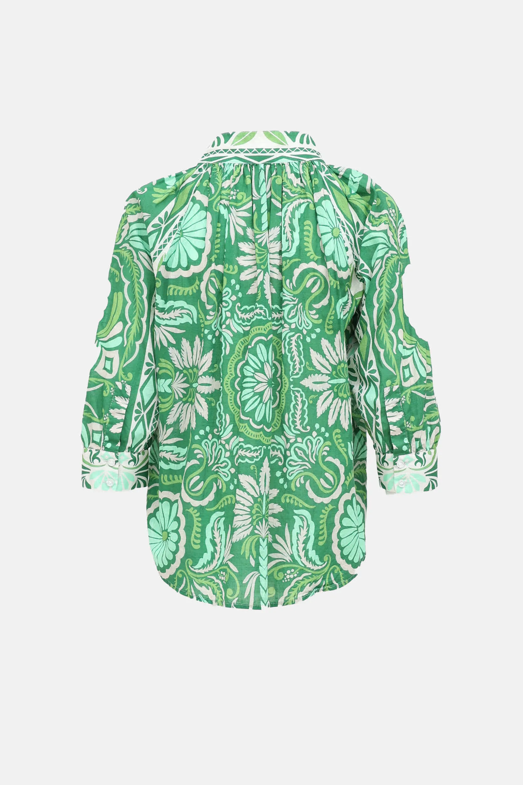 Cotton Patterned Blouse sold by VSP Consignment product image thumbnail 2