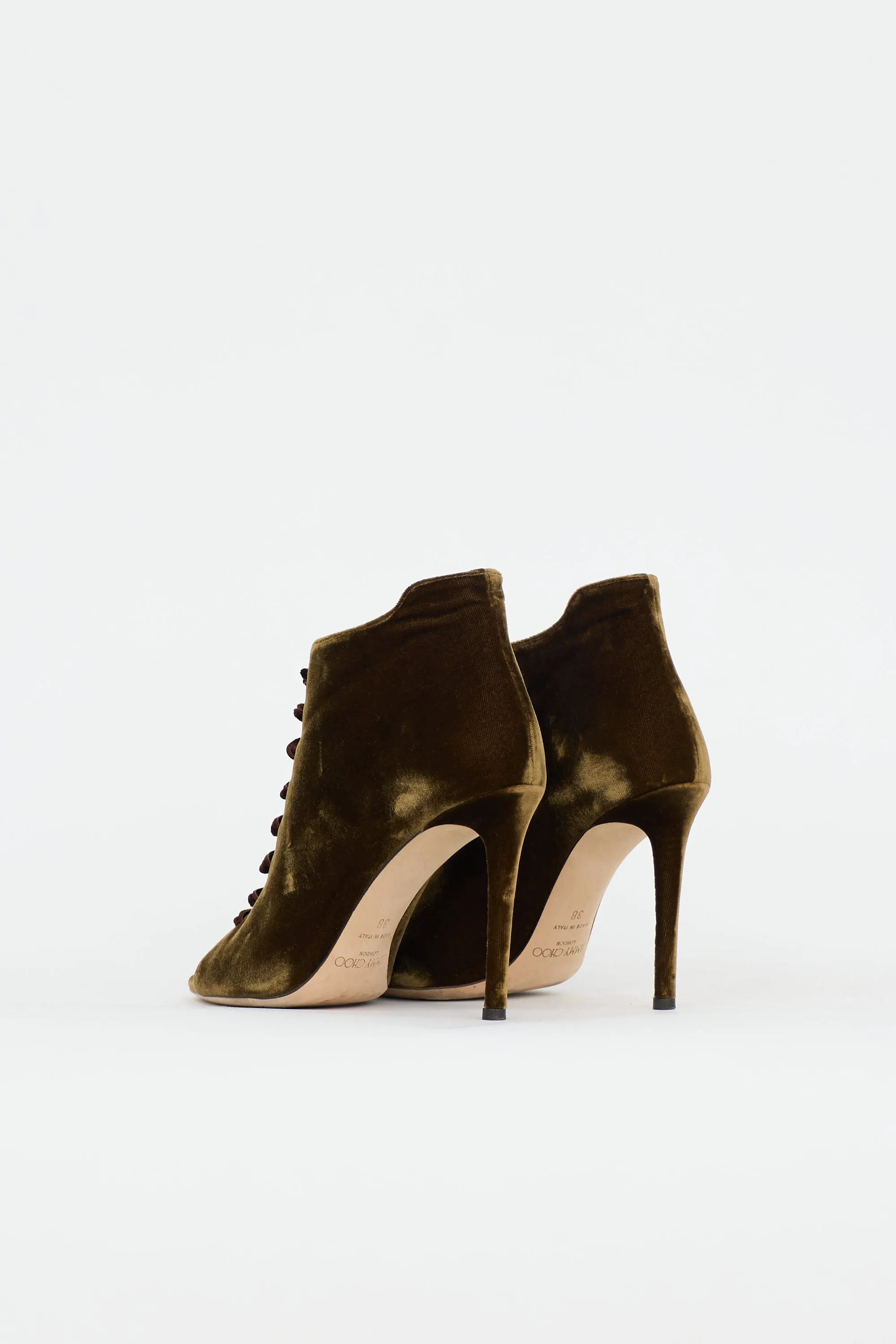 Velvet Bootie Heel sold by VSP Consignment product image thumbnail 4