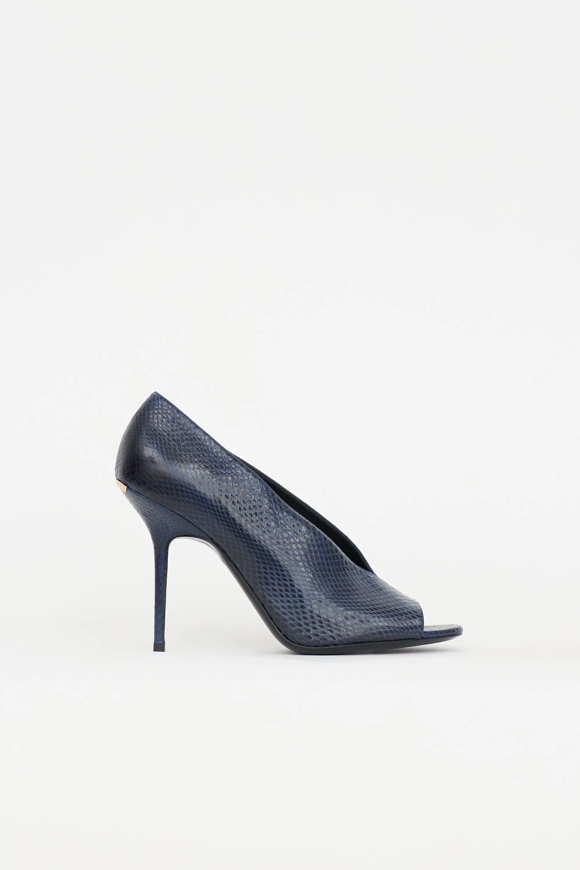 Leather Peep Toe Heel sold by VSP Consignment