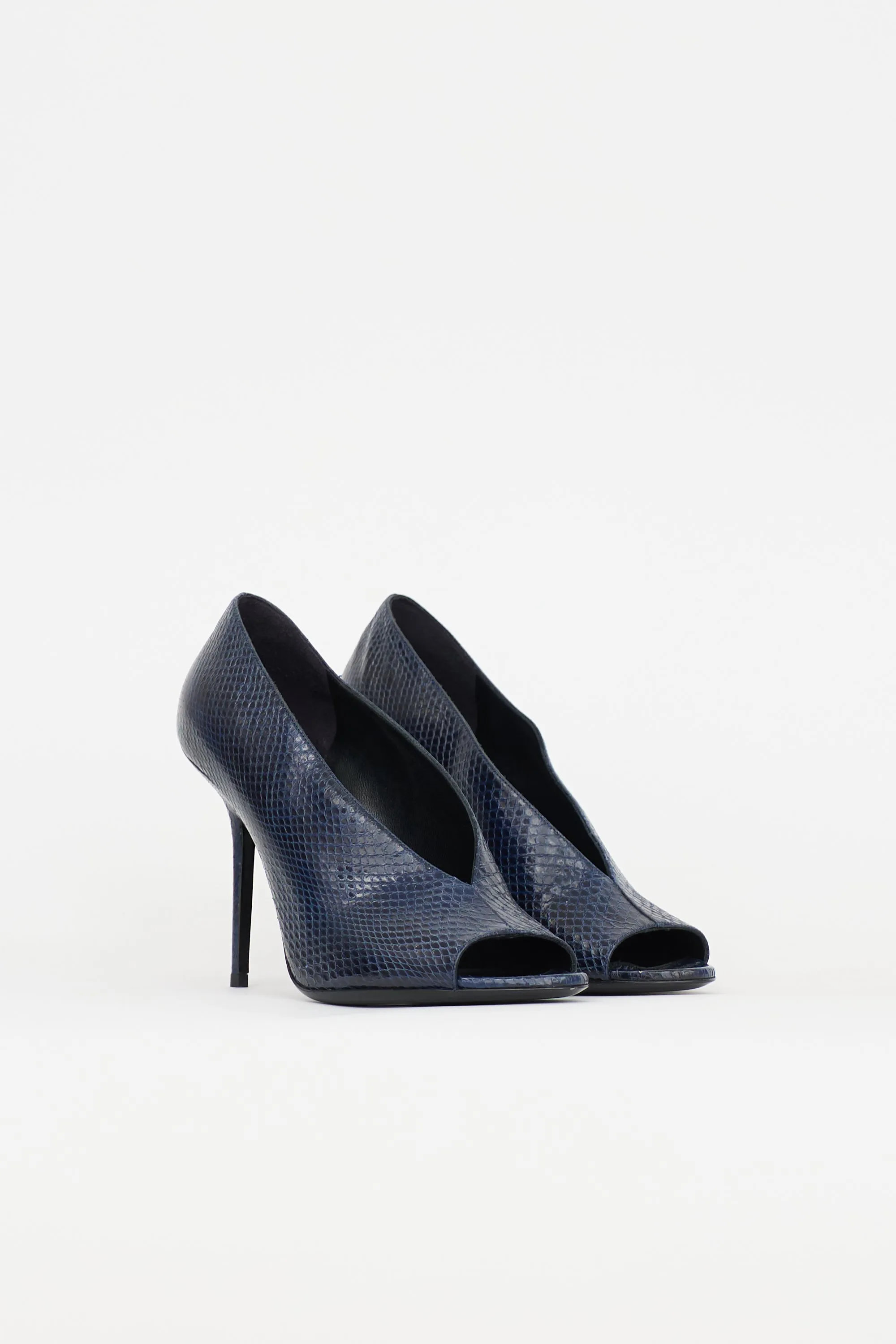 Leather Peep Toe Heel sold by VSP Consignment product image thumbnail 2