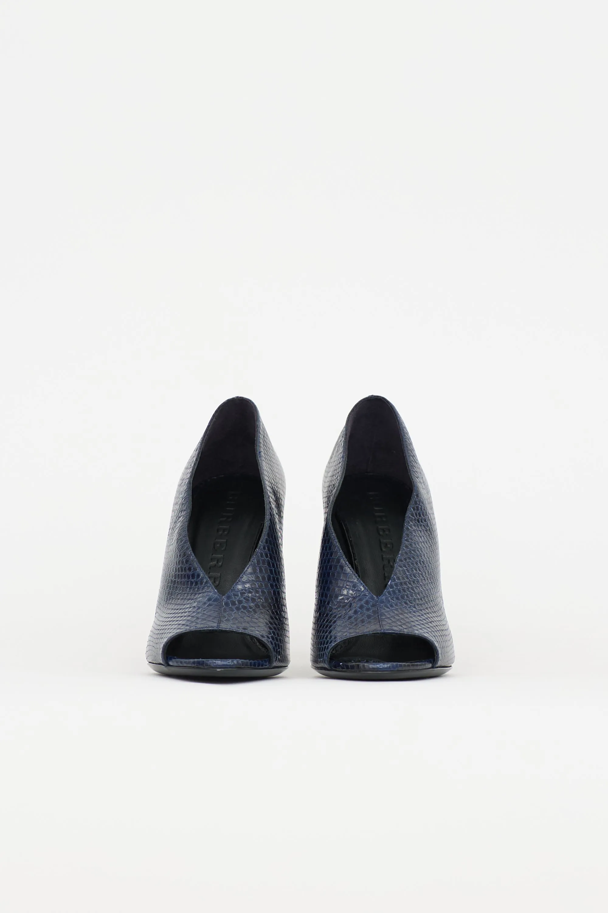 Leather Peep Toe Heel sold by VSP Consignment product image thumbnail 3