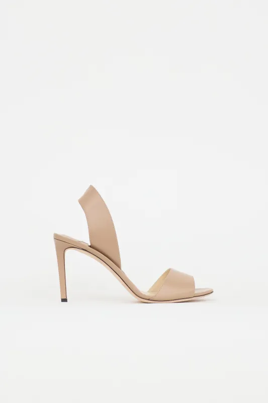 Leather Slingback Sandal made by Jimmy Choo