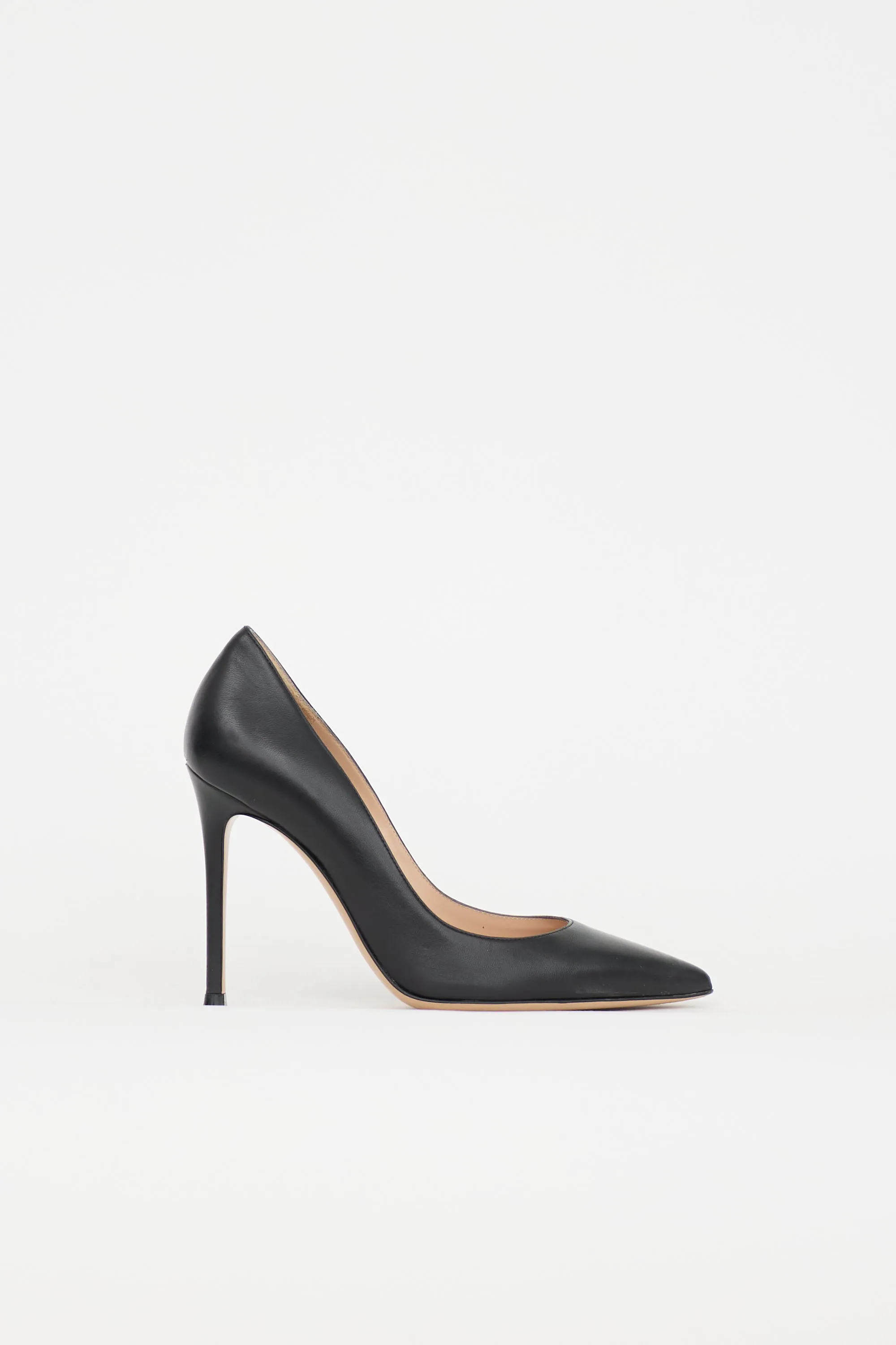 Leather Gianvito Pump sold by VSP Consignment
