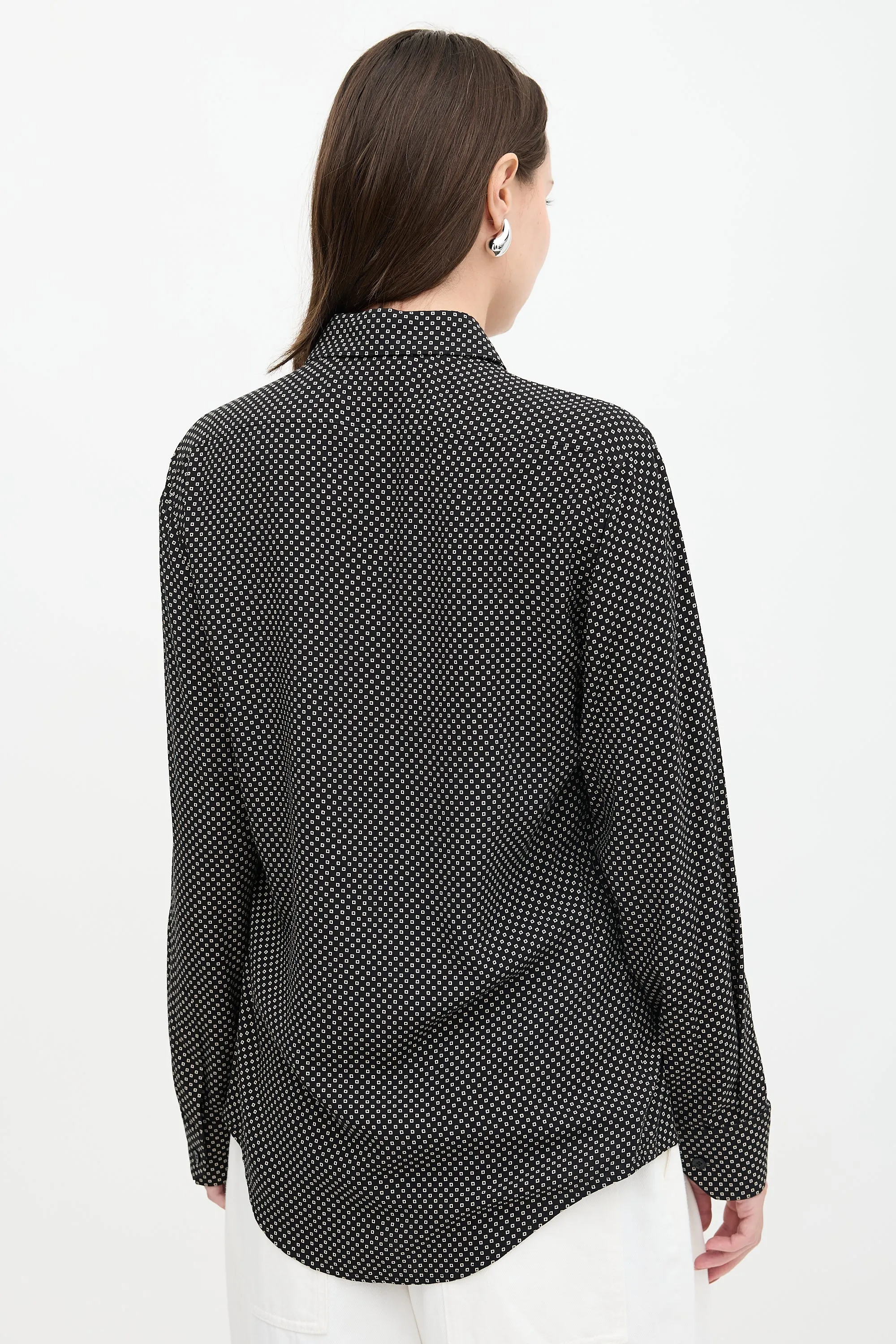 Square Patterned Shirt sold by VSP Consignment product image thumbnail 5