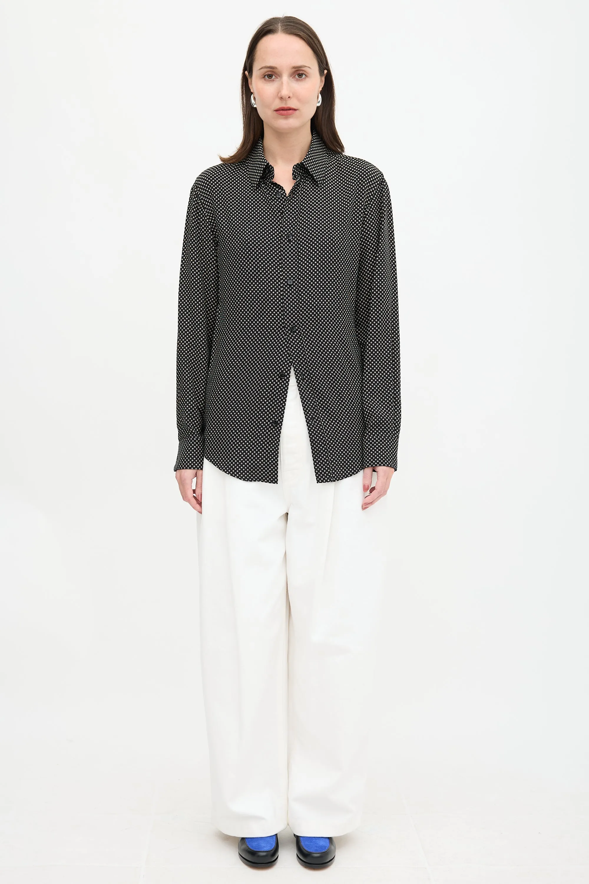 Square Patterned Shirt sold by VSP Consignment product image thumbnail 2