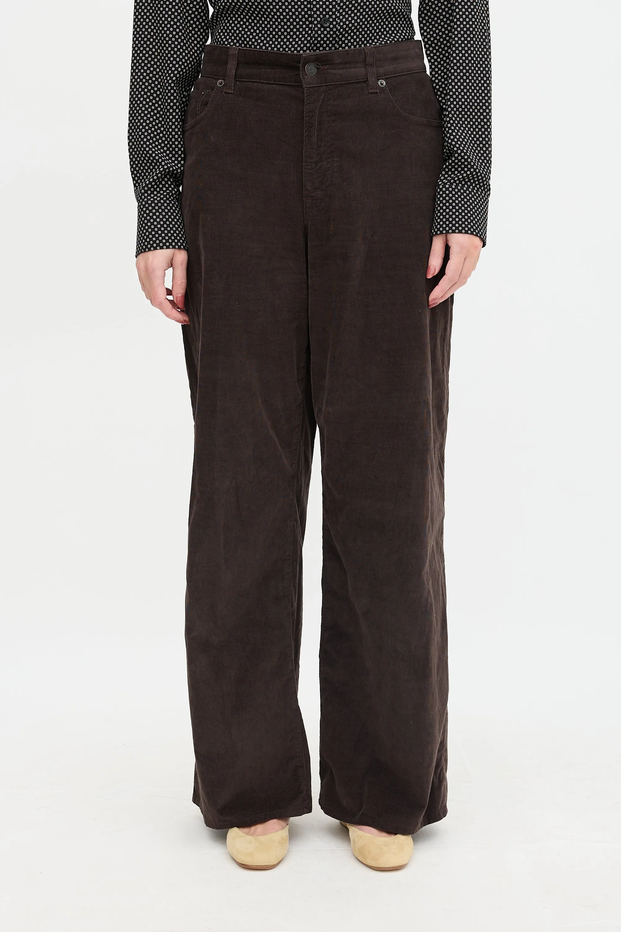 Corduroy Eglitta Wide Leg Trouser sold by VSP Consignment