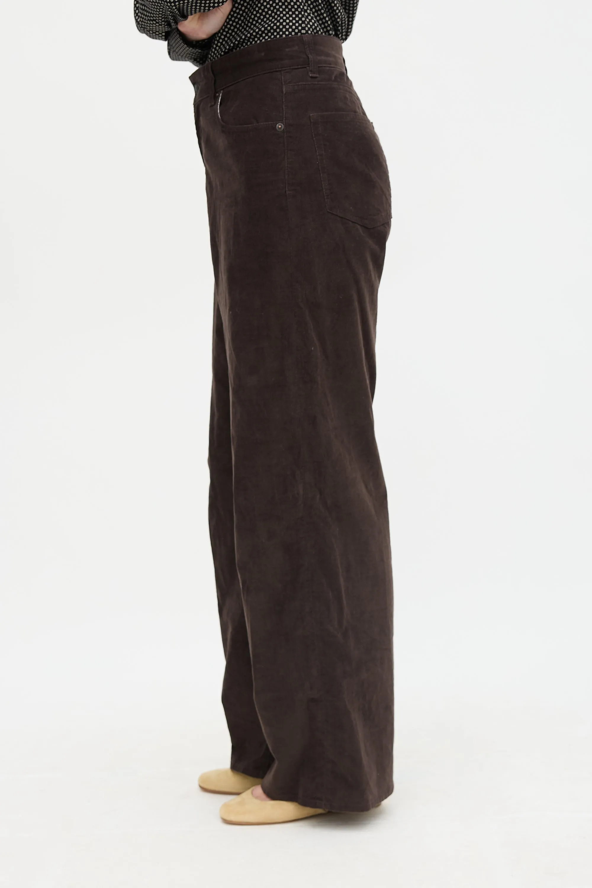 Corduroy Eglitta Wide Leg Trouser sold by VSP Consignment product image thumbnail 3