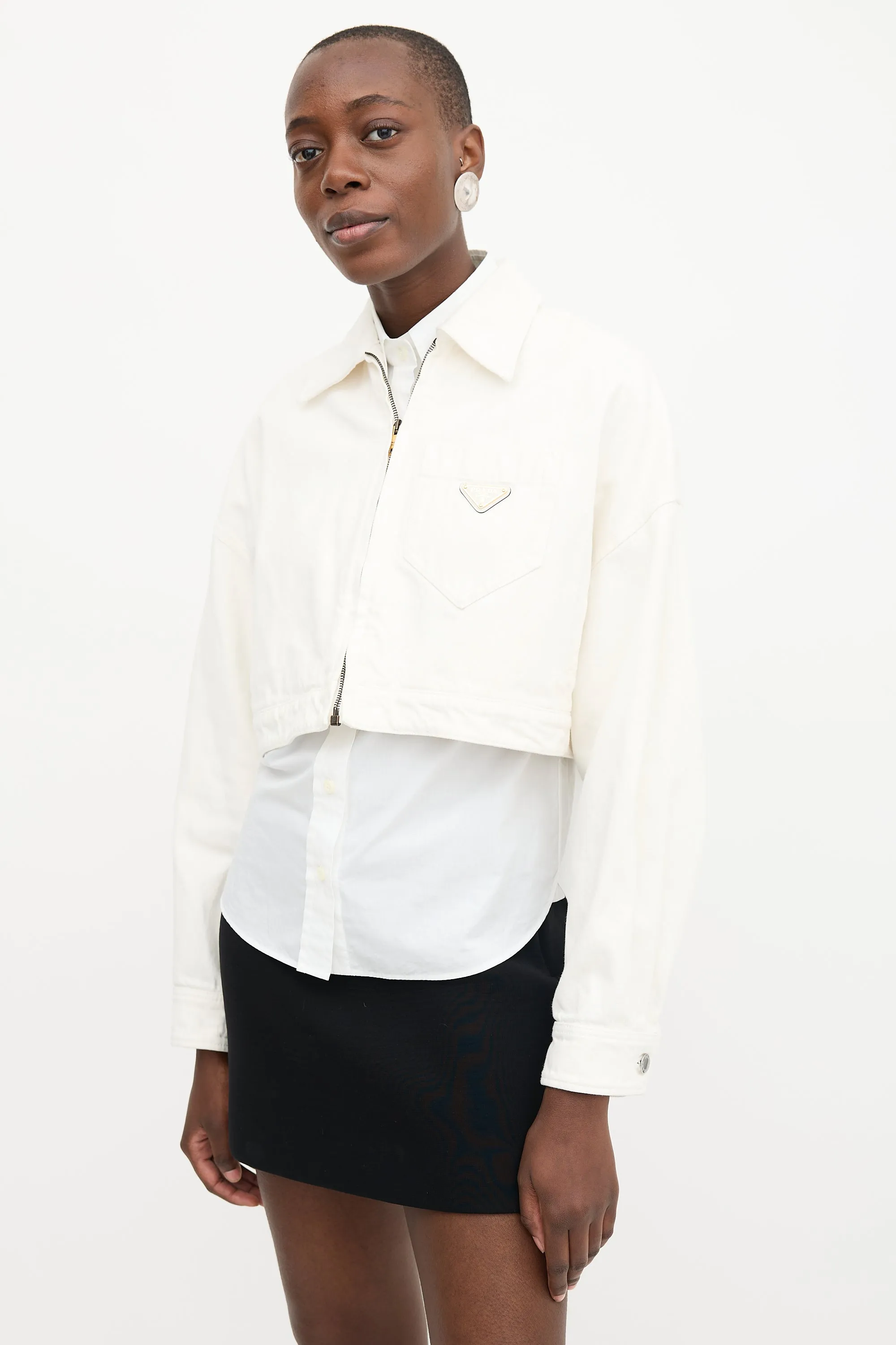 2023 Denim Cropped Jacket sold by VSP Consignment product image thumbnail 4