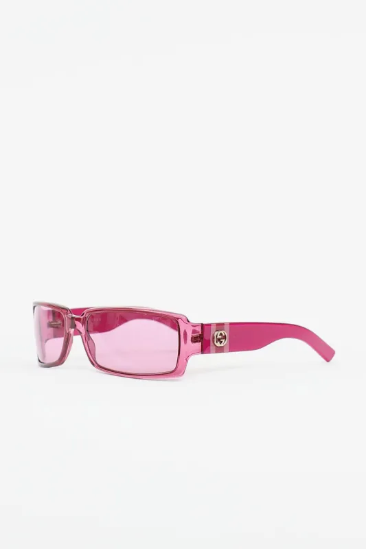 GG2564/S Rectangle Sunglasses made by Gucci