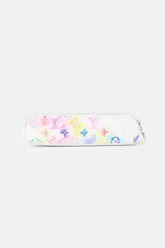 Leather Monogram Watercolour Elizabeth Pouch made by Louis Vuitton