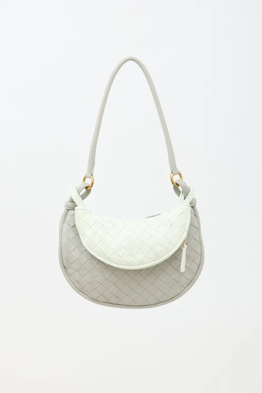 Leather Intrecciato Small Gemelli Bag made by Bottega Veneta