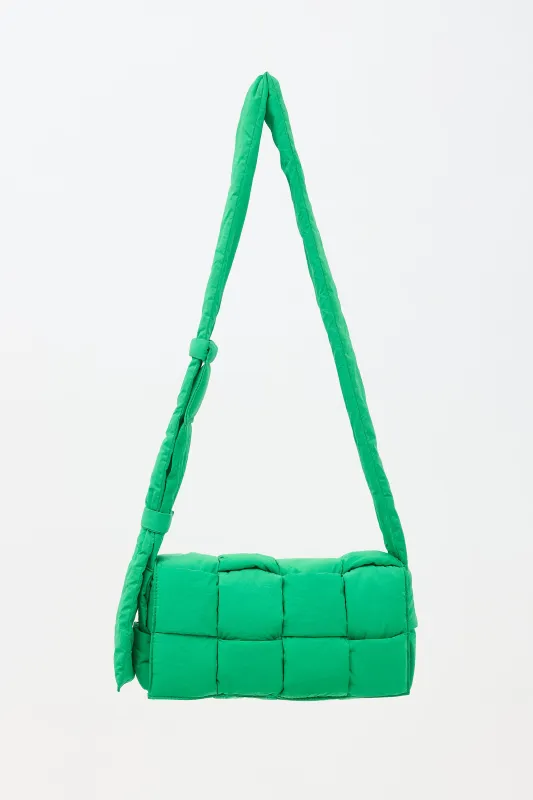 Nylon Intrecciato Cassette Messenger Bag made by Bottega Veneta