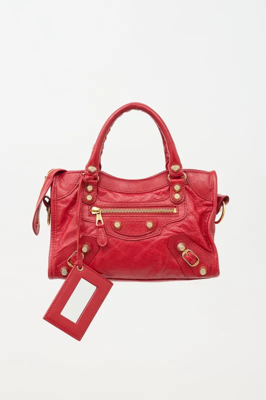 2015 Leather Mini City Classic Edge Bag made by Balenciaga