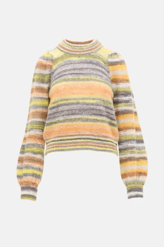 Mohair Stripe Sweater made by Rodebjer